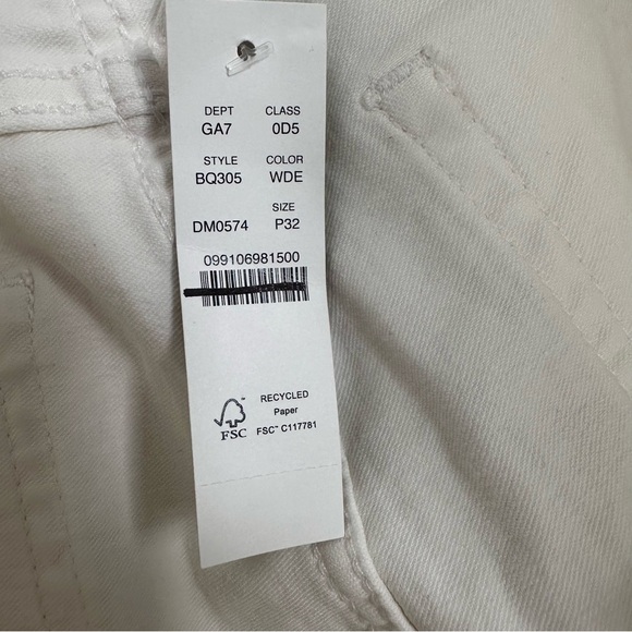 J. CREW Petite 9" vintage slim-straight jean white wash BQ305 - Picture 9 of 14